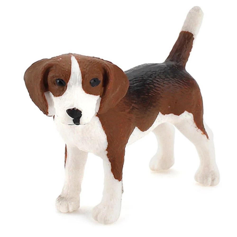 Figurky Simulace Pes Miniaturní Doplňky do pohádkové zahrady Model zvířete Mikro krajina Dětské vzdělávací Psí figurka