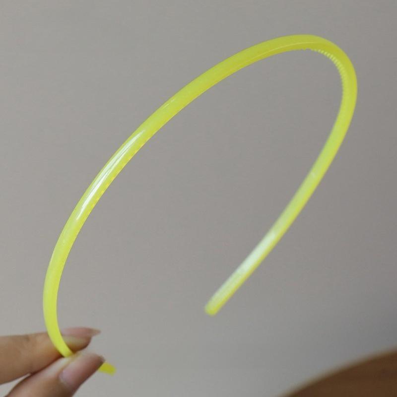 Весна-Лето Цвет Моранди Матовый Тонкий Обруч для Волос, Простой и Универсальный Обруч для Волос в Стиле Ins, Заколка