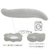 Baibu Home Body Side Fits the Suitable for Washable Gray Pillow, Sleeper, S-Shaped, Comfortable, Body, Pregnancy, Housewives, Cover,