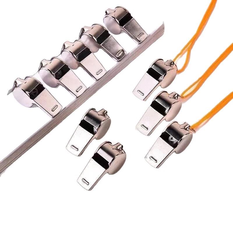 Ally Stainless Steel Survival & Training Whistles, 10-Pack