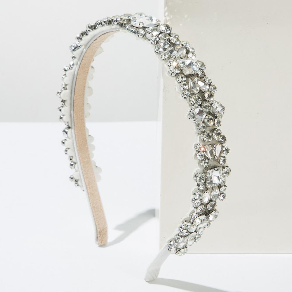Rhinestone Full Diamond Headband European and American Hair Ties Baroque Hairbands  Hair Accessory