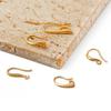 18K Gold-Filled Tarnish-Resistant Ear Hooks with Bead Cup for DIY Tassel Stud Earrings
