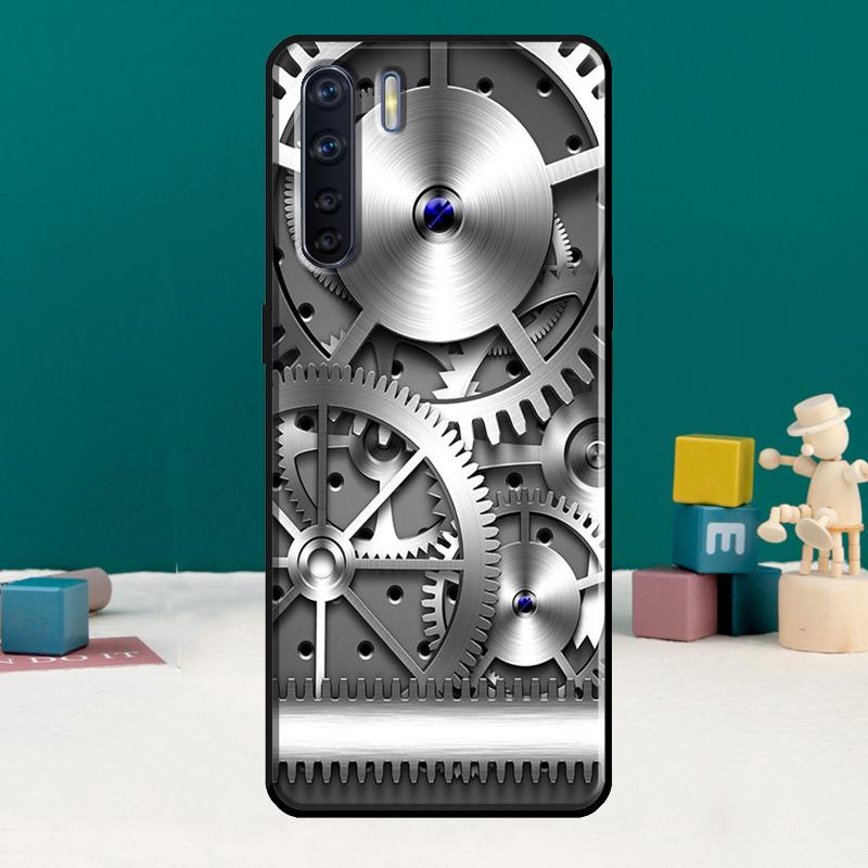 Mechanical Engines Phone Case For Oppo A40 A60 A80 A78 A98 A18 A38 A58 A15 A17 A77 A74 A94 A54 A57S A16 A76 A96