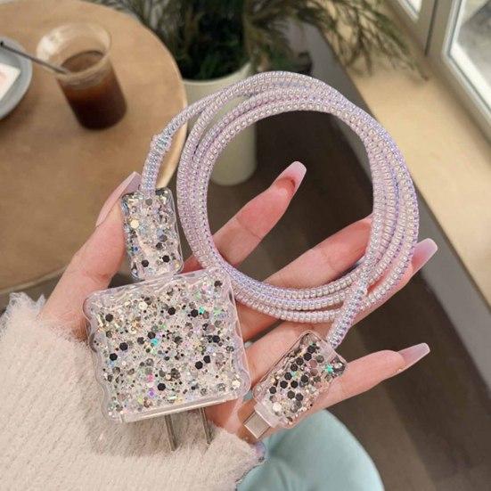 Charger Case And Cable Organizer for IPhone 14/15/13/12 20W Fast Charging Anti-Break Data Line Protector Charger Dust Cover