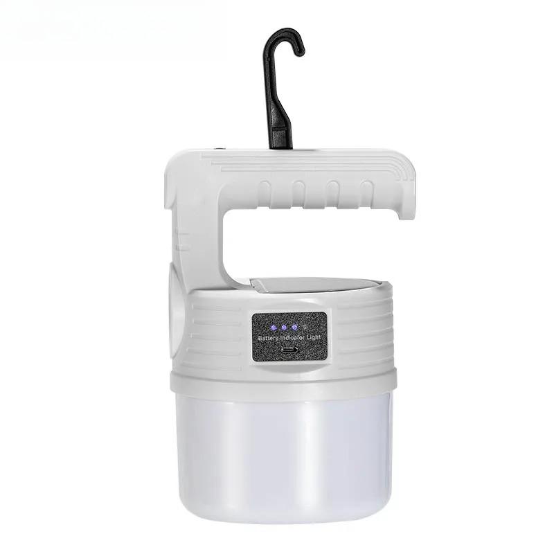 LED Solar Camping Lamp Bulbs Powerful Rechargeable Flashlight Outdoor Emergency Fishing Portable Lanterns Night Light