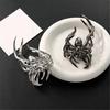 Electroplate Spiders Hair Clip NonSlip Design Ponytail Holder For Secure Hairstyle Women Girl Hairpin Halloween Headwear