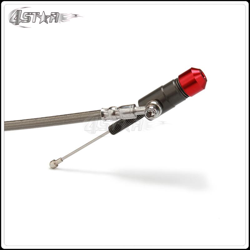 Hydraulic Clutch 1200mm Silver Lever Master Cylinder For 125-250cc Vertical Engine Motorcycle Dirt Bike Motocross Aluminum