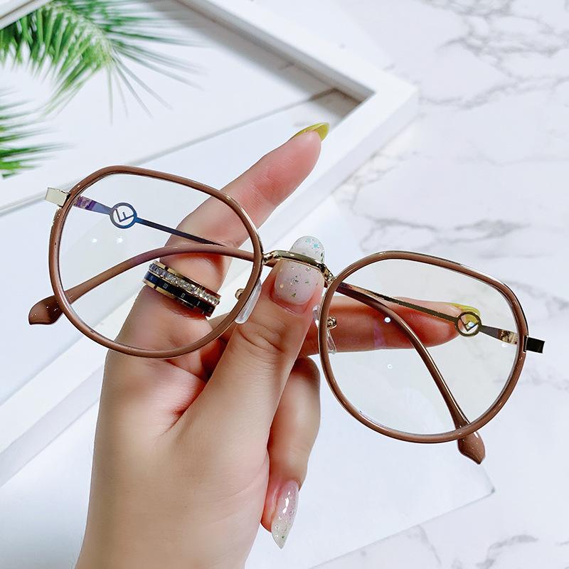 

Прозрачные компьютерные очки, оправа из сплава для женщин и мужчин, круглые очки с анти-синим светом, блокирующие очки, оптические очки для очков