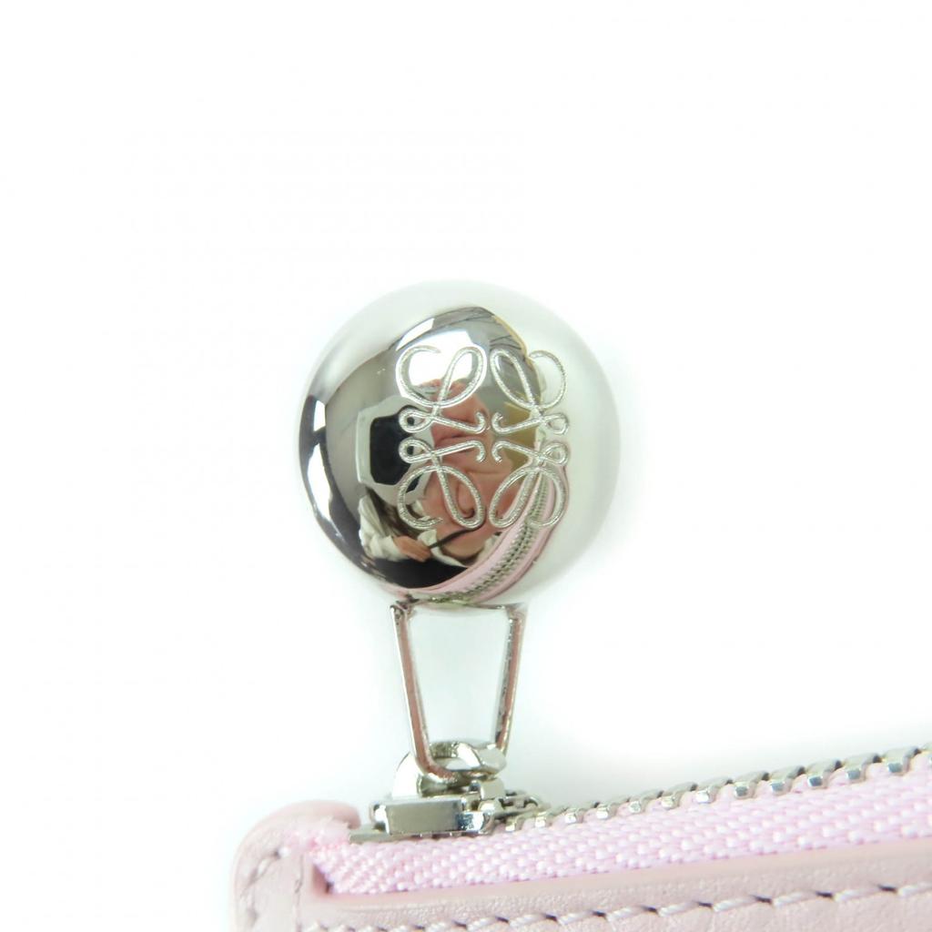 Kusursuz LOEWE Bozuk Para Cüzdanı Çakıl Taşlı Bozuk Para Kartlık Parlak Napa Dana Derisi CANBZ40X01 Kullanılmış