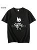 Koszulka Stray Cat Game Damska Odzież 100% Bawełna Męska Unisex Casual Damska Harajuku Camisas Streetwear Koszulka z Krótkim Rękawem Koszulka do Gry