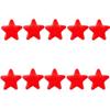 10Pcs 6.5CM Colorful Plush Star Appliques For Handmade Bag Garment Shoe Decoration Hair Accessories and Sewing Craft