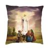 Virgin Of Guadalupe Square Pillow Cover Home Decorative Mexico Catholic Virgin Mary Cushion Cover Throw Pillow for Car Printing