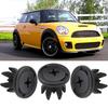 Black Wheel Line Clips Easy To Install Plastic New