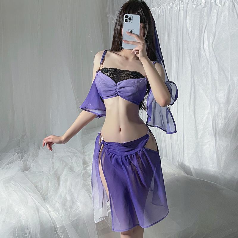Passion Sexy Pajamas Costume Cosplay Dancing Girl Exotic Costume Sexy Lingerie Retro Hanfu Dress Hanfu Uniform