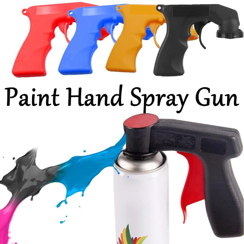 Paint Booster Handle Paint Bottle Adapter Handle Self Spray Can Tool Universal Full Grip Locking Spray Gun Auto Repair Tools