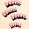 Long Length Long Water Pipe Fake Nails Square Head Nail Tips Fashion Press On Nails  Girl