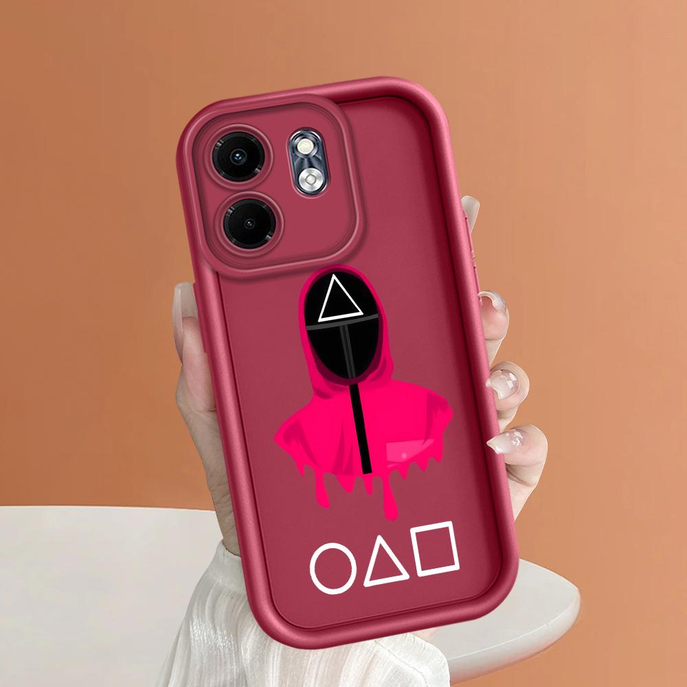 Soft Silicone Phone Casing Full Cover Camera Shockproof Protection Case for Huawei Honor Infinix Tecno iPhone Motorola Google