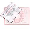 60/50/40cm Silicone Pad Baking Mat Sheet Kneading Dough Mat For Kitchen Rolling Dough Pizza Large Dough Non-Stick Maker Holder