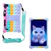 8-Inch Universal Shockproof Silicone and Leather Tablet Protective Case