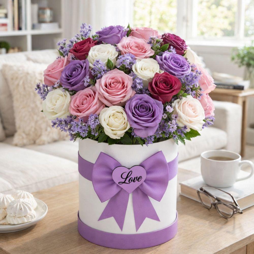 5 Pieces Romantic LOVE Bow Decoration EVA Solid Color Big Bow Hugging Bucket Handmade Bouquet Gift Decoration Mother's Day