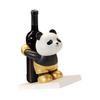 Handcraft Panda Wine Rack Sculpture For Displaying In Cabinets On Counter top for Inside Cabinet Wine Storage