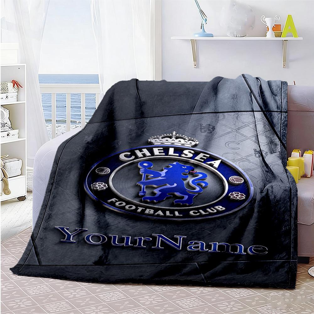 Chelsea Personalized Name Blanket Throw Personalized Blanket Warmthful Decor Perfect for Seaside Couch Nap Office Chair Ideal for All Seasons