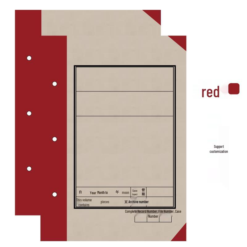 100-Pack A4/A3 Acid-Free Kraft Paper Document Covers for School, Law Firm, Architectural Use