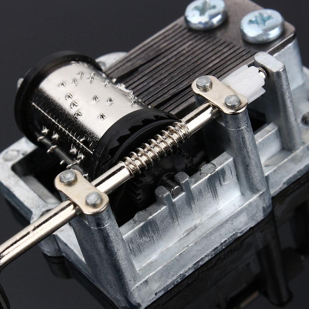 18 Tones Mechanical Music Box DIY Music Box Movement Play Hand Crank Music Box Caskets For Girl