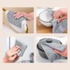 20Pcs/box Home Cleaning Towels Microfiber Towel Absorbent Kitchen Cleaning Dishcloth Non-stick Oil Dish Rags Napkins Tableware