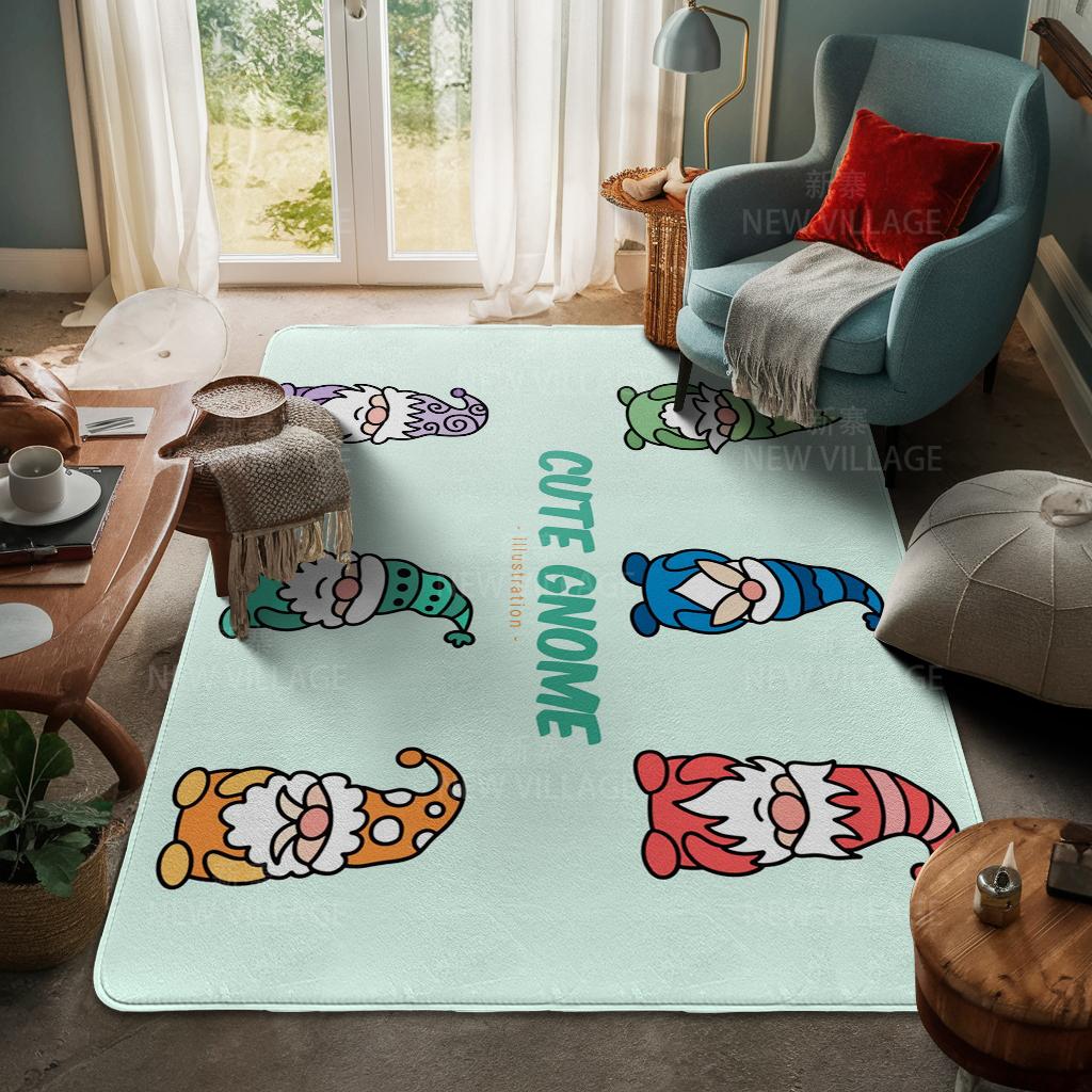 House Entrance Carpet Home Door Mat Living Room Bath Foot Bathroom Non-slip Water Absorption Rugs Bath Merry Christmas Winter