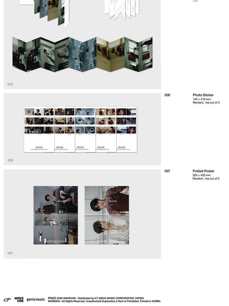 ZEROBASEONE 6th Mini Album - Ascend- (Photobook Ver.)
