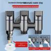 Anica Enjoy Gunmetal Grey 3-Way Angle Valve Faucet