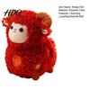 Plush Sheep Doll Lucky Toy Chinese Zodiac Lamb with Fu Embroidery National Style Room Decor Auspicious New Year Mascot