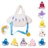 Sanrio Stitch Plush Shoulder Bag Zip Close