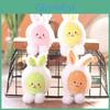 Juguete Llavero de Conejo de Peluche con Material Suave para Niños y Adultos