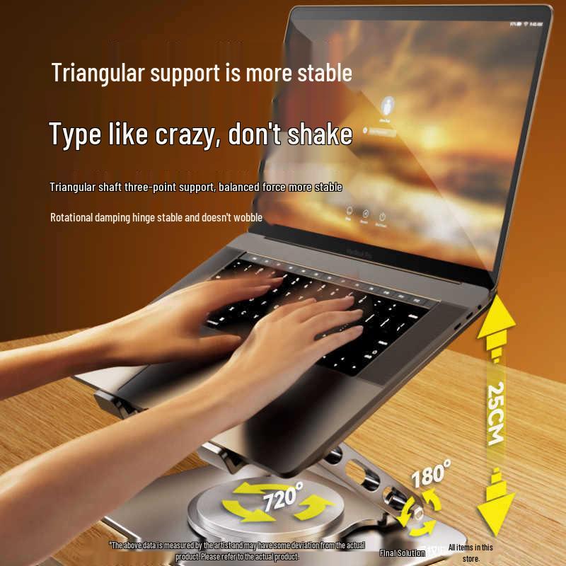 

Rotatable Foldable Metal Laptop Stand & Cooling Rack