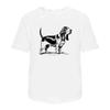 Basset Hound Trailing A Scent Cotton T Shirt Ta046171