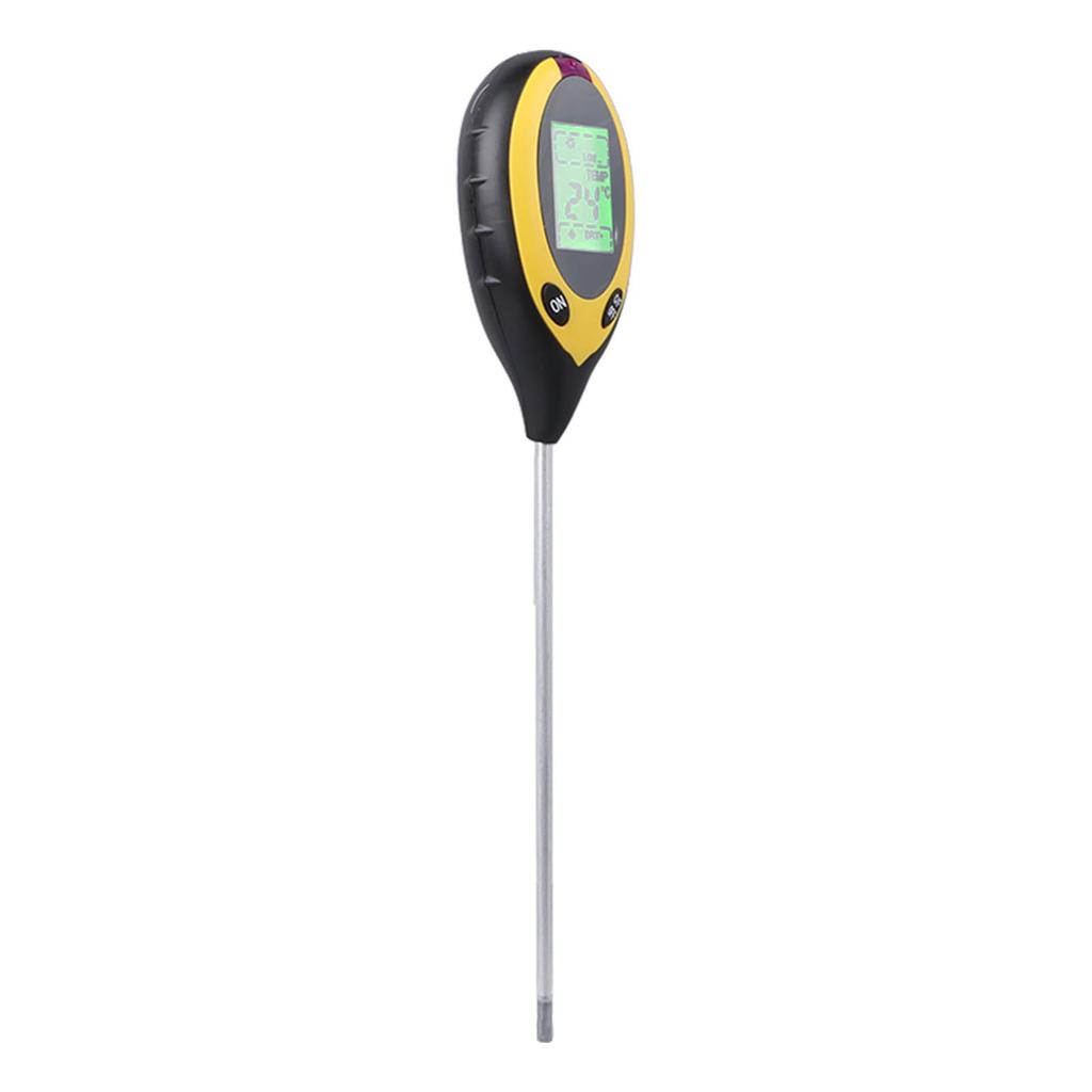 Soil Detector 4 In 1 Moisture Temperature PH Light Accurate Measurement Digital Display Soil Tester