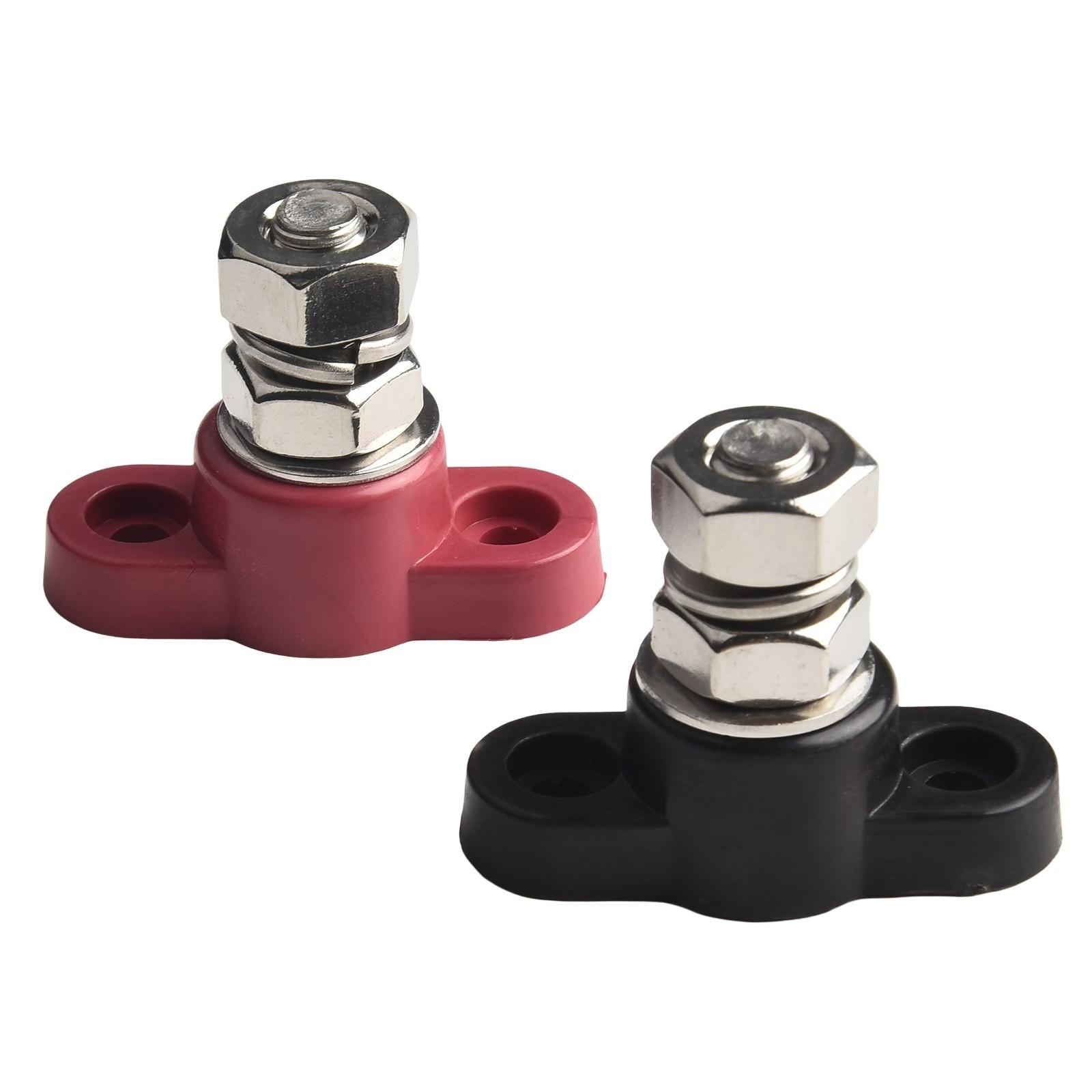 

12 В Одинарная шпилька Шина Изолированная Клемма аккумулятора Положительная Отрицательная