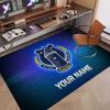 Custom Rug Everton FC Pattern Print Name Text Soft Non‑Slip Floor Carpet for Home Indoor Decoration