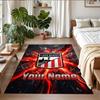 Crystal Velvet Rug Custom Name Text, Soft Non Slip Floor Mat Home DecorAthletic Bilbao FC