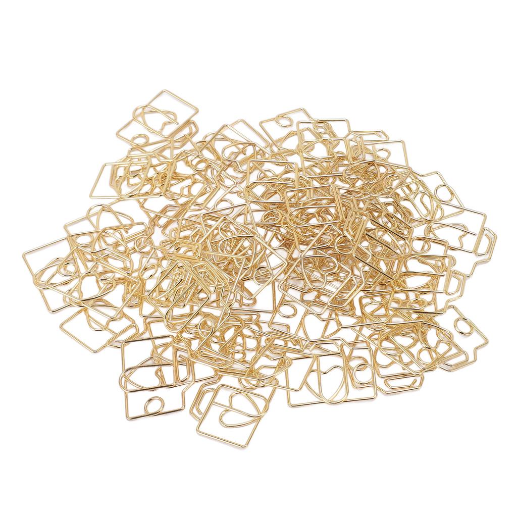 80 stk. Papirklemmer Jern Kameraformet Søte Bokmerker Planleggerklemmer med Oppbevaringsboks for Kontor