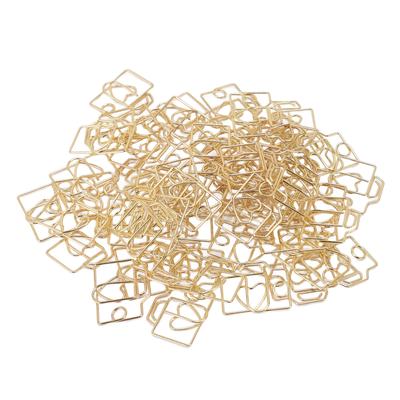 80PCS Paper Clip Iron Camera Shaped Cute Bookmarks Planner Clip with Storage Box for