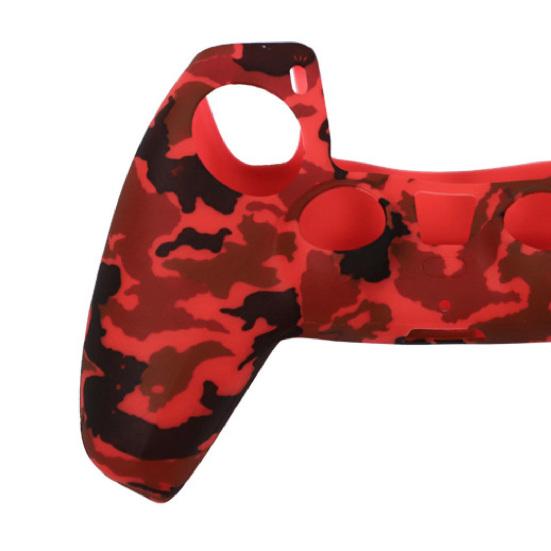 Gamepad Case Camouflage Protective Silicone Anti-scratch Joypad Cover for Sony PS5