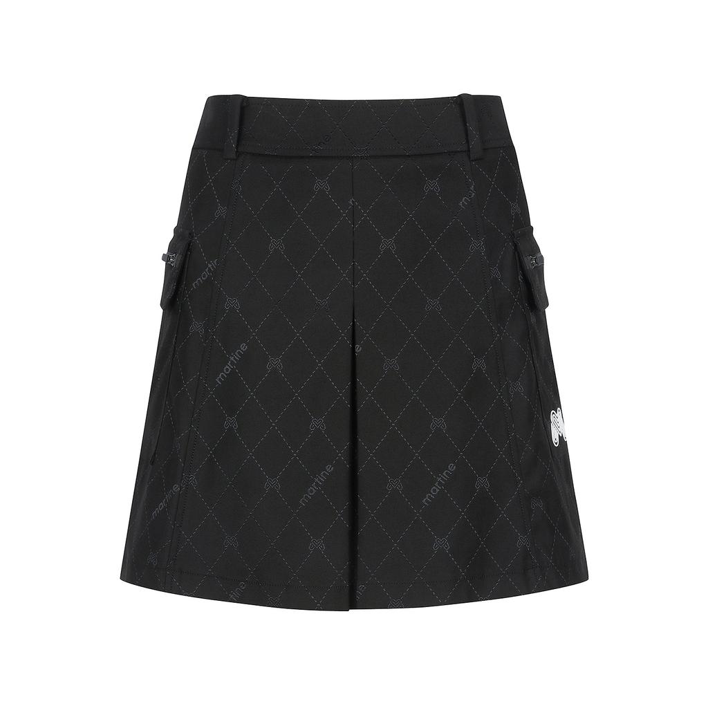 MARTINE GOLF H Line Pattern Culotte_Black