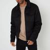 Mens Shearling  Coats Winter Faux Leather Suede Jackets Vintage  Lined Fleece Overcoats