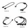 RGB LED Strip Controller Extension & Splitter, 4-Pin Multi-Head Adapter, 30CM-5M