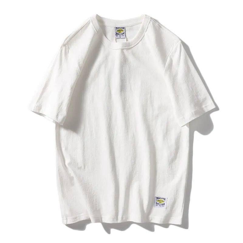 Men s 210-Gram Casual Short-Sleeved T-shirt White M
