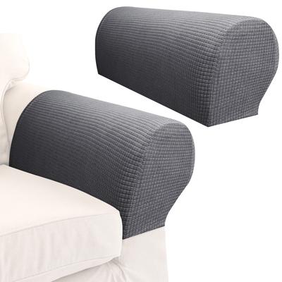 2pcs/set Sofa Armrest Covers High-Grade Spandex Stretch Arm Caps Waterproof Furniture Protector Stretch To Fit for Home