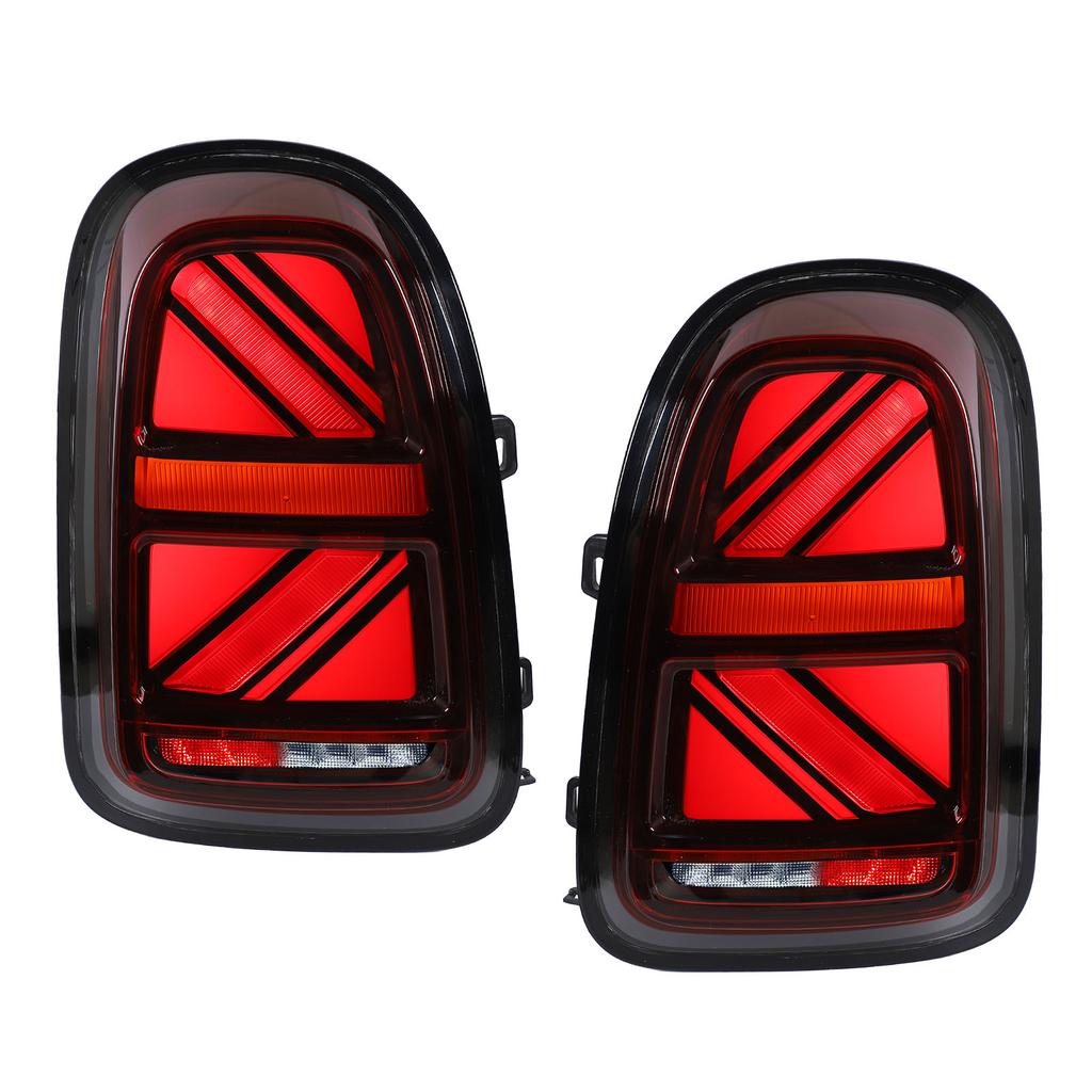 1 Pair LED Taillights Left Right Dynamic Turn Signal Brake Reverse Running Light Replacement for Countryman F60 2017 to